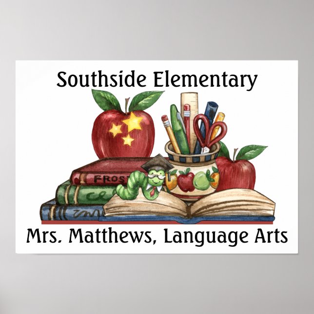 Póster Poster de escuela - ¡Trate a tu director! (Frente)