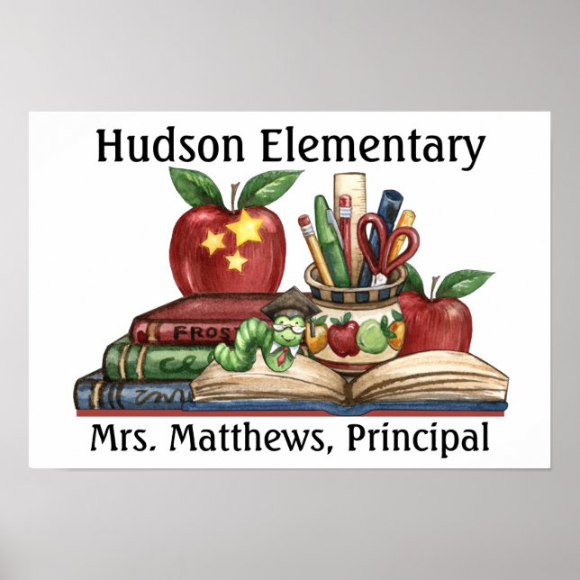 Póster Poster de escuela - ¡Trate a tu director! (Frente)