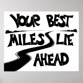 Póster Poster de espectadores maratonistas de Best Miles