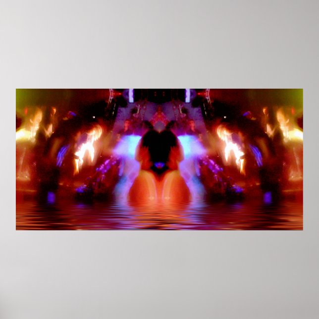 Póster Poster de Espíritus de Baile Nocturno (Frente)