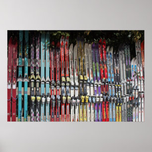 Póster Poster de esquí