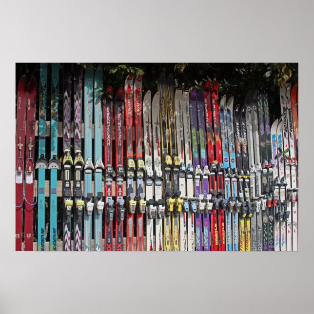Póster Poster de esquí (Frente)