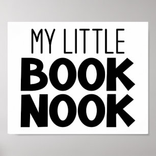Póster Poster de esquina de lectura de mi pequeño libro