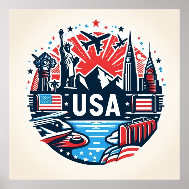 Póster POSTER de Estados Unidos (Frente)