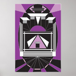 Póster Poster de estilo Art Deco