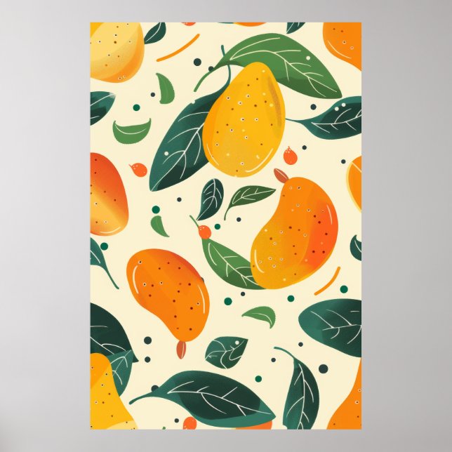 Póster Poster de estilo de Personalizado de patrones geom (Frente)