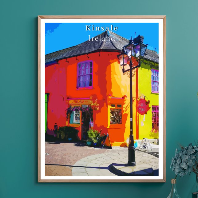 Póster Poster de estilo retro de Kinsale Cork Ireland (Subido por el creador)