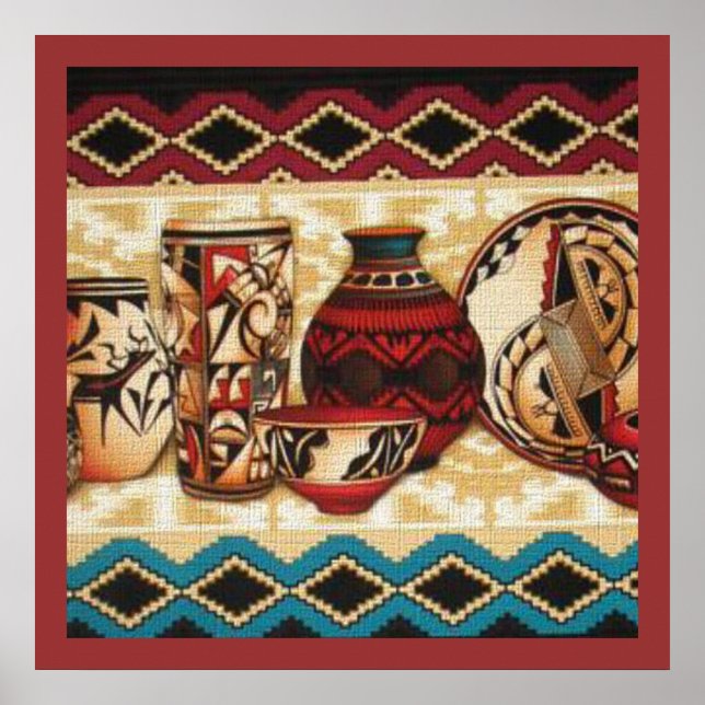 Póster Poster de estilo sudoeste (Frente)