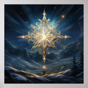 Póster Poster de Estrella Norte mágica