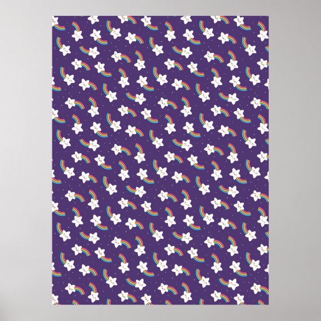 Póster Poster de Estrellas Arcoiris (Frente)