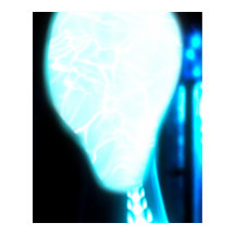 Poster de Ether Alien azul cósmico