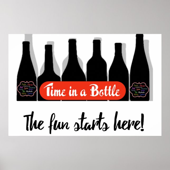 Póster poster de eventos de personalizado (Frente)