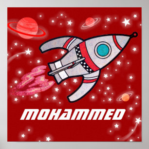 Póster Poster de explosión de los chicos del espacio del