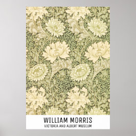 Póster Poster de exposiciones de William Morris Art Flora