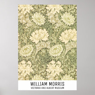 Póster Poster de exposiciones de William Morris Art Flora