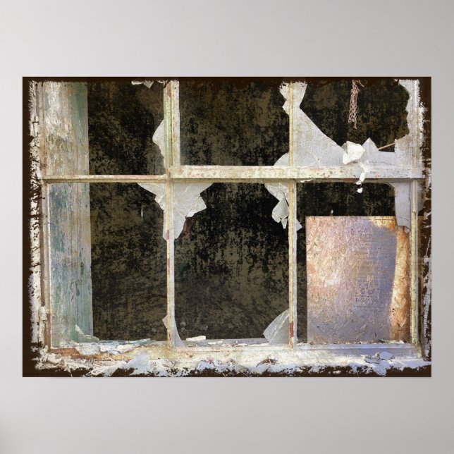 Póster Poster de Fábrica Abandonada de Detroit (Frente)