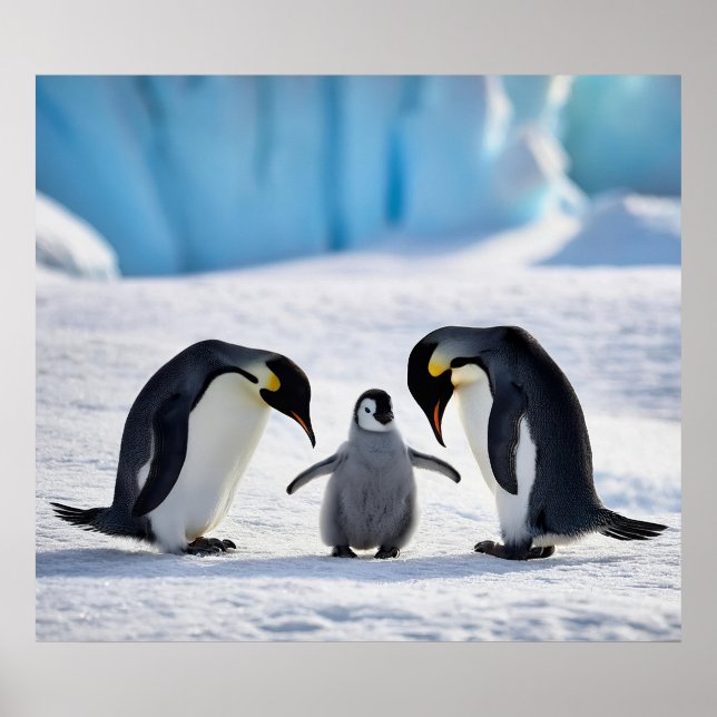 Póster Poster de familia Penguin (Frente)