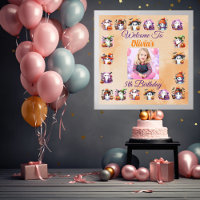 Poster de fantasma de corte de café para niños Cum