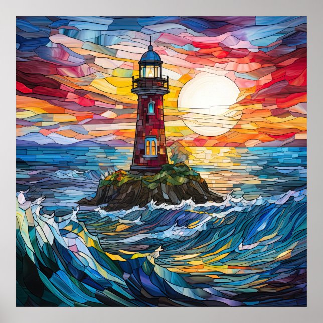 Póster Poster de faro (Frente)