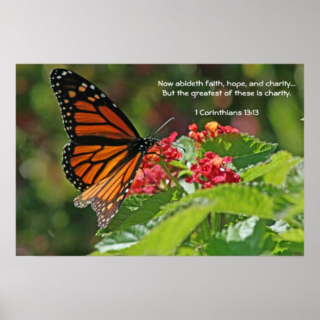 Póster Poster de fe, esperanza y caridad (Frente)