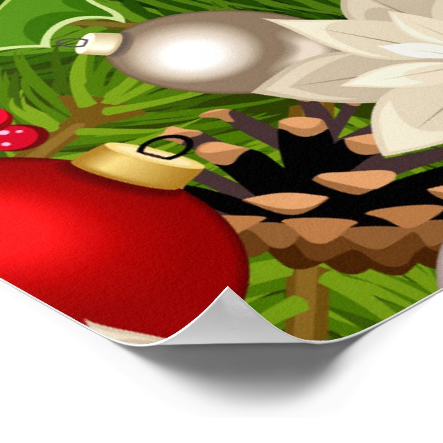 Póster Poster de Felices Fiestas (Esquina)