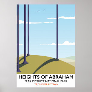 Póster Poster de Ferrocarriles del Distrito Pico de Abrah