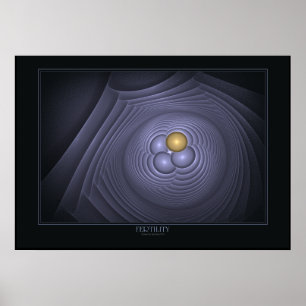 Póster Poster De Fertilidad En Negro