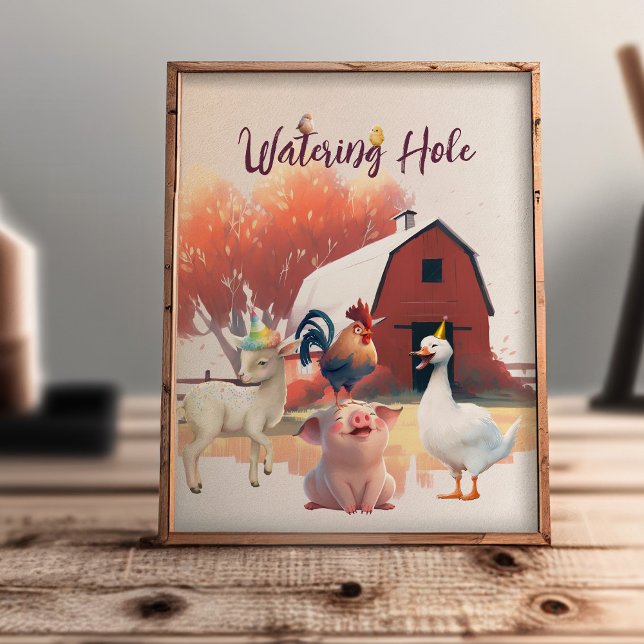 Póster Poster de fiesta de cumpleaños de Hole Farm Waters (Subido por el creador)