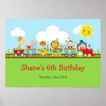 Poster de Fiesta de cumpleaños de los niños en el