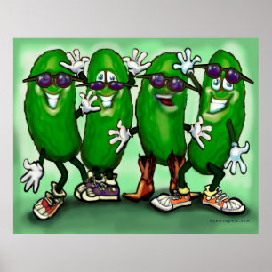 Póster Poster de Fiesta de pollos