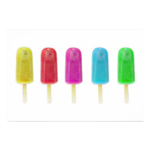 Poster de fila de Ice Lollies
