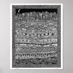 Póster Poster de filas de inicio