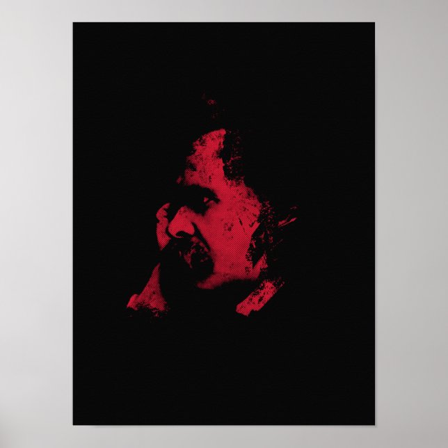 Póster Poster de filosofía de Nietzsche (Frente)