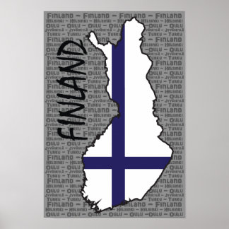Póster Poster de Finlandia