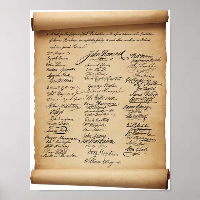 Póster Poster de firmantes (Frente)