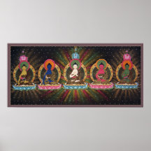Poster de Five Dhyani Buddhas