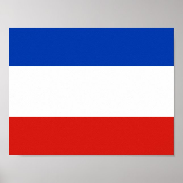 Póster Poster de Flag Schleswig-Holstein (Frente)