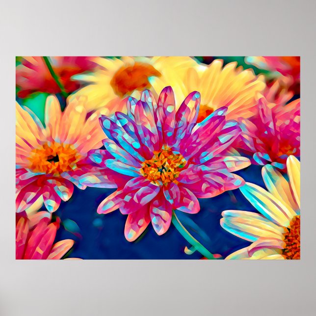 Póster Poster de flores (Frente)