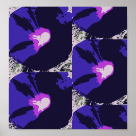 Póster Poster de Flores de Gloria de la Mañana