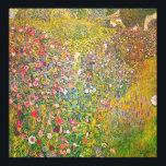 Póster Poster de Flores Rosa Gustav Klimt<br><div class="desc">Poster de Flores Rosa Gustav Klimt. Óleo sobre lienzo de 1900. Una de las pinturas paisajísticas más bellas de Klimt, el jardín de flores rosadas o el paisaje hortícola italiano, cuenta con un extenso jardín en flor en la mezcla única de estilos impresionista, expresionista y Art Nouveau de Klimt. La...</div>