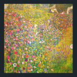 Póster Poster de Flores Rosa Gustav Klimt<br><div class="desc">Poster de Flores Rosa Gustav Klimt. Óleo sobre lienzo de 1900. Una de las pinturas paisajísticas más bellas de Klimt, el jardín de flores rosadas o el paisaje hortícola italiano, cuenta con un extenso jardín en flor en la mezcla única de estilos impresionista, expresionista y Art Nouveau de Klimt. La...</div>