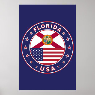 Póster Poster de Florida, poster extra grande,