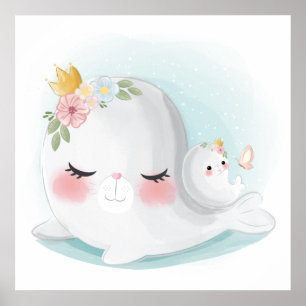 Póster Poster de focas