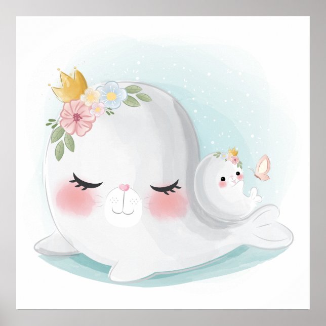 Póster Poster de focas (Frente)