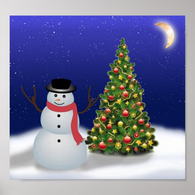 Póster Poster de fondo de pantalla de navidades (Frente)