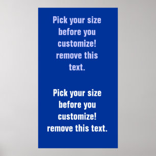 Póster Poster de fondo en blanco grande a pequeño Véase N