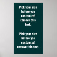 Poster de fondo en blanco grande a pequeño Véase N