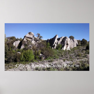 Póster Poster de Formación de Rocas de Idaho