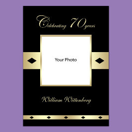 Póster Poster de foto por 70 años