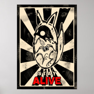 Póster Poster DE FOTOCOYote STAY ALIVE